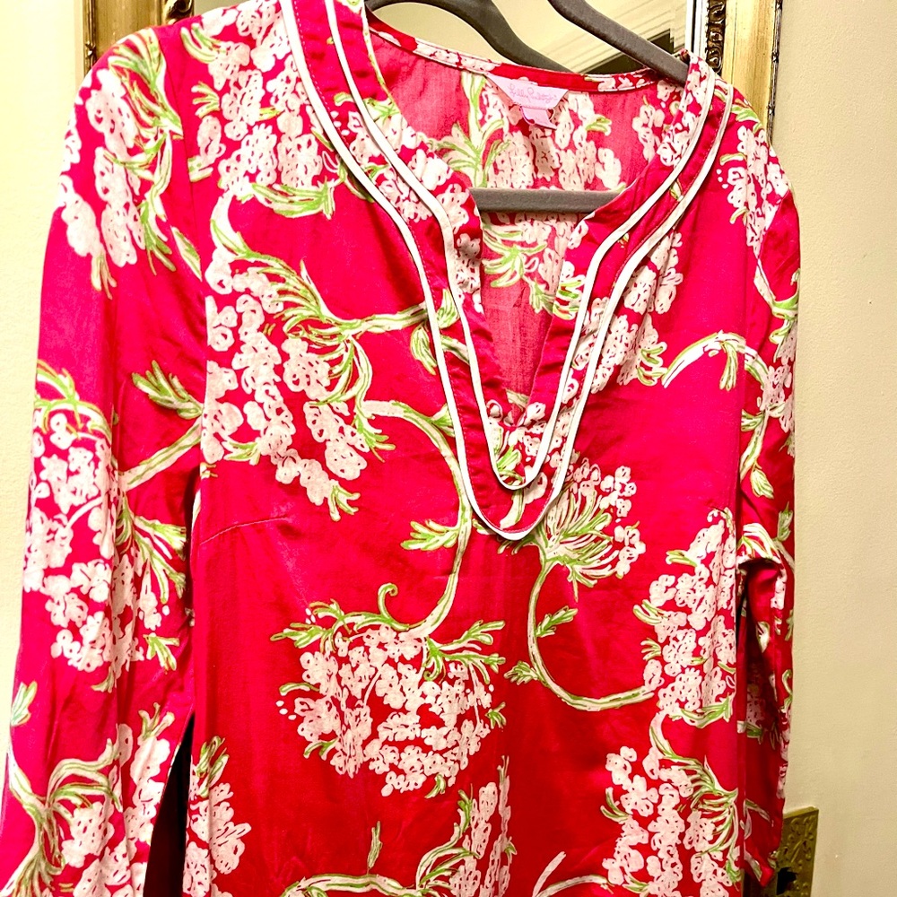 ❤️💥Flash Sale❤️💥Lily Pulitzer Pink Tunic M-L,Firm
